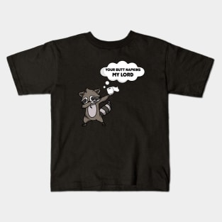 Funny and cute raccoon Kids T-Shirt